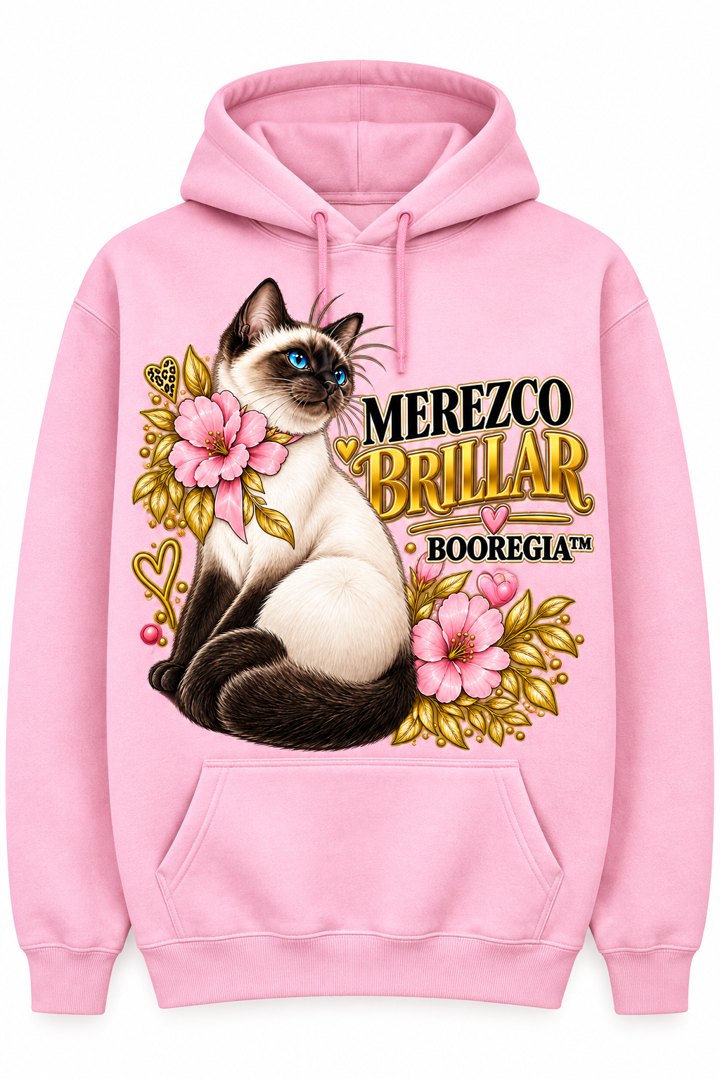 Sudadera Rosa Merezco Brillar – BOOREGIA™
